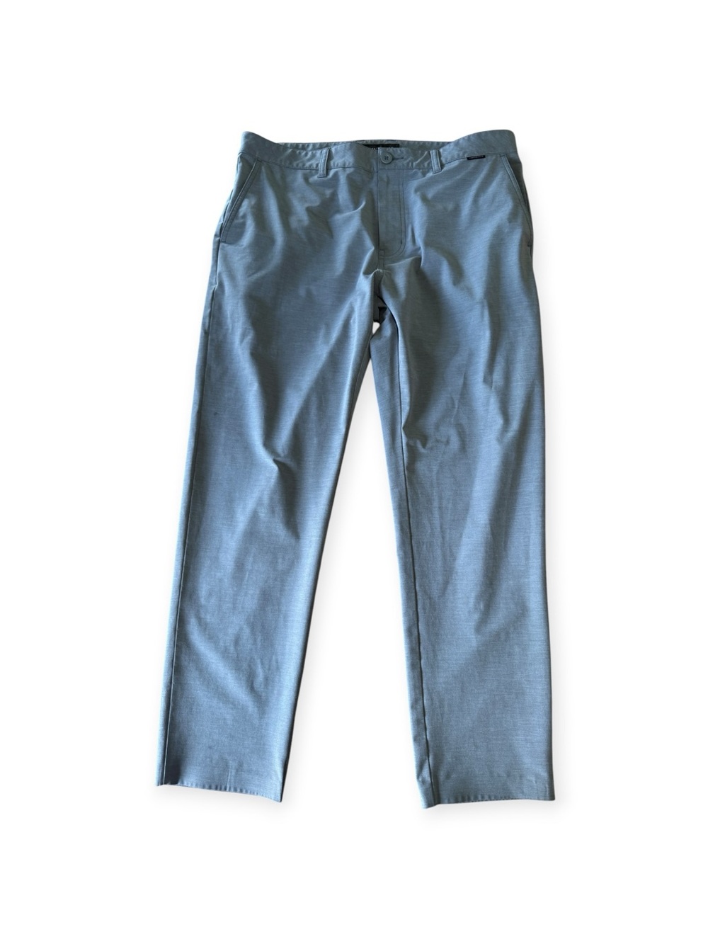 Travis Mathew Pants Mens 36 Gray Chino Slim Performance Golf Lightweight